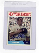 Mike Starr Signed The Natural New York Knights Boone Custom Trading Card #35 picture