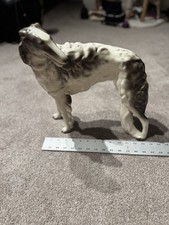 Goldscheider Vienna Borzoi Dog Figurine 14” Porcelain Austria picture