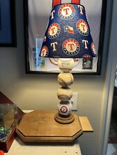 Custom Hand Made Baseball Lamp w/Shade & Large Base, Texas Rangers (Pickup Only) picture