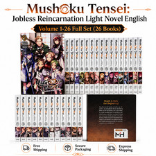 Mushoku Tensei: Jobless Reincarnation Light Novel English Vol. 1-26 Full Set picture