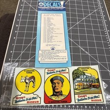 Vintage IMPKO Ripleys Believe It Or Not Decals With Advertising Cardboard picture