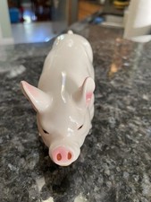 Vintage Lefton Pig Ceramic Figurine 05298 Excellent  Has Original Sticker picture