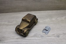 1974 Metal Coin Bank ~ 1935 Ford Taxi (Wheels Roll) ~ Banthrico Inc Chicago USA picture