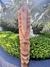 New 3’ 3” Lono #3 by Smokin' Tikis Hawaii Coconut Palm Hand-carved picture