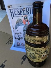 HESPERIDINA year 1953 EMBOSSED BROWN BOTTLE  picture