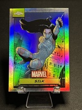 2024 Topps Chrome Marvel Refractor Silk picture