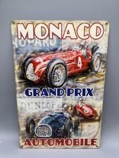 Monaco Grand Prix 12” x 8” Metal Sign picture