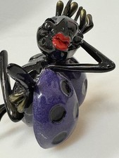 VTG Kitty's Critters Carmen Sexy Ladybug Extra large Purple RARE Find picture