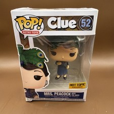 Funko Pop CLUE Mrs. Peacock with The Knife Hot Topic Exclusive #52 +protector picture