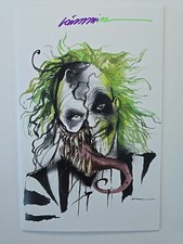 Venomized Beetlejuice Virgin Terrificon Exclusive SIGNED BY GORKEM DEMIR LTD 50 picture