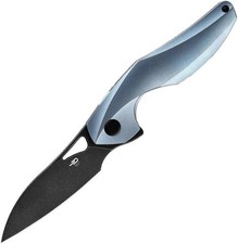 Bestech Knives The Reticulan Framelock Blue Folding Pocket Knife 3.25in Blade picture