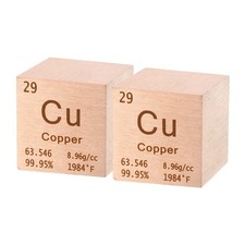 2Pcs Copper Cube, 1.5
