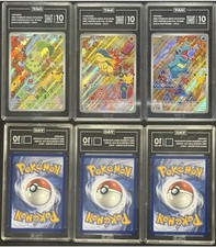 Chikorita Cyndaquil Totodile  Pokemon First Partner Series 2 All Tag 10 PSA # picture
