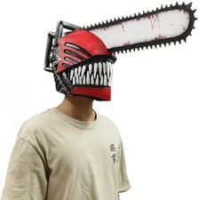 2026 Halloween SSF Chainsaw Man Cosplay Mask Costume Props Latex Party Mask picture