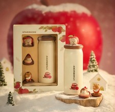 NEW Starbucks China 2025 Party Sweetheart 13oz Tumbler Gift Set picture