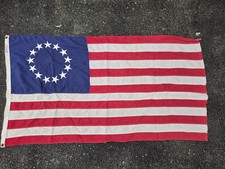 Vintage Annin & Co 13 Star Betsy Ross American Flag Embroidered picture