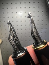 Calligraphy Fountain Pen with 2&3-Layer  Naginata Nib, Jinhao 159 mental barrel picture