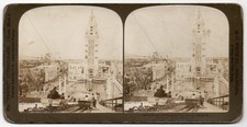 Looking over Dreamland from the top of the Shoot the Chutes Antique photo picture