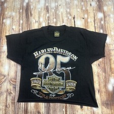 Vintage Harley Davidson 1987  Single Stitch Women’s  Tshirt Size M (Modified) picture