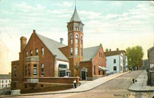 Post Office, Newburg, New York Postcard Antique c1909  N picture