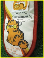 Vintage 1978 Garfield Jim Davis Eat Without Guilt Potholder Unused W/Tags Rare picture