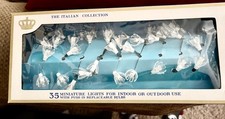 Vintage Sears The Italian Collection 35 miniature christmas string lights  picture