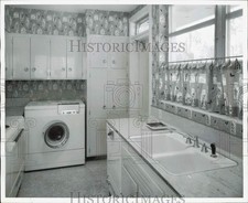 1957 Press Photo Jarves H. Raud design for a kitchen - lrb32032 picture