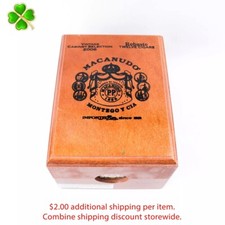 Macanudo Robusto Vintage Cabinet 2006 Empty Wood Cigar Box 7.25
