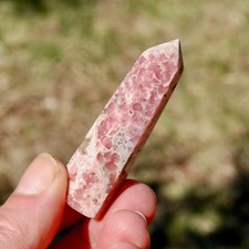 2.4in 27g Genuine Rhodochrosite Gemstone Tower, Healing Crystals, Love Manifesta picture