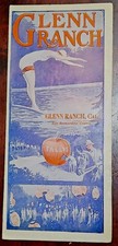 Glenn Ranch California Fold-Out Souvenir Brochure w/ Map & Photos Circa 1920s picture