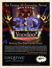 1998 Voodoo 2 3dfx Creative 3D Blaster Original Advertisement v3 picture