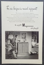 1948 Magnavox Radio Phonograph Musical Enjoyment Vintage Print Ad a189 picture