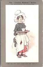 c1900s CHARLES DICKENS SERIES Postcard