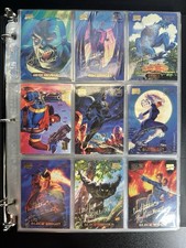 1994 Fleer Marvel Masterpieces GOLD FOIL SIGNATURE Set 140 Cards #1-140 + BINDER picture