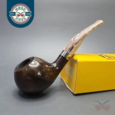 Molina Alba Smooth Dark Brown MV4 Author, Briar Pipe, New, 9mm picture