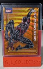 Miles Morales /25 - 2026 Topps Chrome Marvel Spider Man Orange Wave Refractor 78 picture