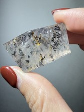 Natural Dendritic Quartz Freeform | Scenic Landscape Quartz with Black Dendritic picture