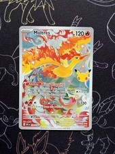 Pokémon TCG - 30th Anniversary - Moltres - 130/128 - Illustration Rare - NM/MT picture