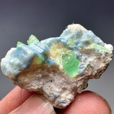 62 CT Terminated Natural Tourmaline Crystals bunch Specimen From Afghanistan picture
