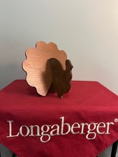 LONGABERGER WOODCRAFTS 3D TURKEY - RICH BROWN picture