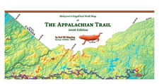 2026 Edition 10' Appalachian Trail topographic map - archival canvas & Inks. picture