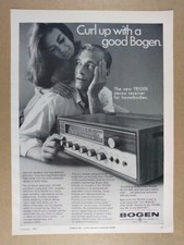 1967 Bogen TR100X Stereo Receiver vintage print Ad picture