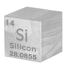 Silicon Cube, 15.24mm/0.6Inch, Periodic Table Collection picture