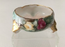 Open Salt Cellar Dish Floral Design picture
