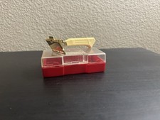 GEM Featherweight Gold w/ Cream Handle Safety Razor In Original Case VTG picture