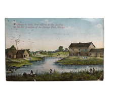 1909 Wolf’s Point At The Junction Of The Two Branches Of The Chicago Postcard picture