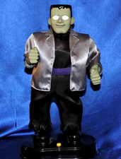 Gemmy Frankenstein Monster Mash Hip Swinging Halloween Flashing Eyes WORKS Video picture