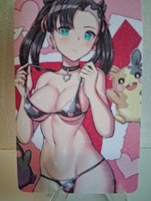 Pokémon Marnie Glitter Anime Trading Card  picture