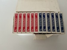 12 Decks Vintage Harrah’s Casino Playing Cards. 6 Red, 6 Blue. 1984 Uncanceled. picture