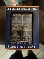 Houston Astros 2019 HOF Inductee Bobblehead Plaque Monument picture